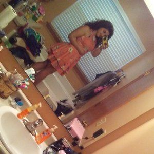 Floral Pink Mini Dress